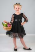Mnk Baby&Kids Dream Luxury Dantel Kız Çocuk Elbise 0327 Siyah