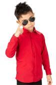 Mnk Baby&Kids Düz Renk Erkek Çocuk Gömlek Mnk0575 Kırmızı