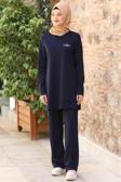 Cemre Tesettür Takım Lacivert