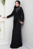 Eylül Tesettür Abiye Siyah