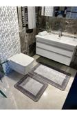 Brillant Zigzag Desenli 2 Li Banyo Paspas (60X100 - 60X50)