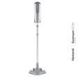 Homend Dustroyer  1272H 2 in 1 Kablolu Dikey Süpürge Beyaz Gri
