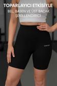 Ogonline Lazer Kesim Iz Yapmayan Yüksek Bel Paçalı Şort Korse