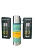Thermohis6158 Çelik Termos 3 Bardaklı Set