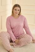 Kadın Pijama Takımı Büyük Beden & Battal Uzun Kol