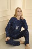 Kadın Pijama Takımı Uzun Kol Mevsimlik