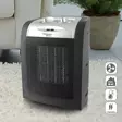 Kasaplus Voltomat 1800W Termostatlı Seramik Fanlı Isıtıcı | 2 Kademeli ve Fan Modu