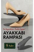 Alpar 9 Adet Antrasit Ayakkabı Rampası Yer Tasarrufu Kokusuz Modern Ayakkabı Organizeri Ayakkabı Standı
