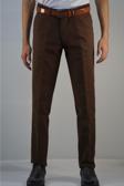 Bomonti Erkek Kahve Battal Nıkrasız Gabardın Pamuk Pantolon
