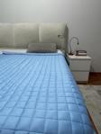 YÜN DOLGULU AĞIRLIKLI TERAPİ YORGANI-BATTANİYE 8 KG 155X215MAVİ