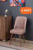 Kaktüs Avm Armada Serisi 1.Sınıf Yemek Odası Salon Cafe Mutfak Sandalyesi 4 Adet