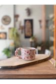 Hly Ceramics Pembe Benekli Kupa