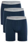 3 lü Erkek Pamuklu Likralı Esnek Uzun Boxer Seti 4197