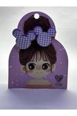 Darya Dd84 Mickey Mouse Temalı Mor Kız Çocuk Lastik Toka