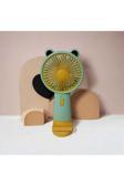 Menuzer Taşınabilir Fan + Telefon Standlı | Usb El Tipi Mini Fan | Sevimli Fan Cep Telefonu Standart Tutucu