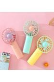 Menuzer Taşınabilir Küçük El Fanı Şarj Edilebilir Kadınlar Için Sevimli Tasarımlı Usb 16 * 8Cm(Pembe)