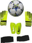 Unes Jooko 5 Numara Yıldızlı Top Tekmelik Ve 5-6-7-8 Numara Çocuk Kaleci Eldiveni Seti Pompa Hediyeli