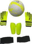 Unes 5 No 4 Astar Makine Dikişli Futbol Topu Kaleci Eldiveni Ve Tekmelik 3Lü Set