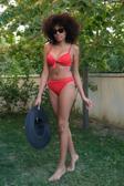 Giyim Kadın Destekli Fiyonklu Alt Üst Kırmızı Bikini Takım