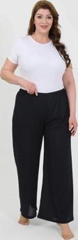 Giyim Kadın Büyük Beden Bürümcük Pantolon Lacivert