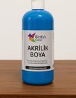 Mavi Akrilik Boya 500gr - 2li Fırça Hediyeli