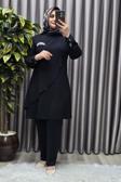 Kadın Tesettür Giyim Büyük Beden Çağla Krep İkili Takım 