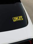 Okyay Works Low Life Sticker - Sarı - Sarı