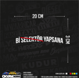 Okyay Works Bi Selektör Yapsana Sticker - Siyah