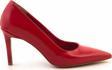 Kemal Tanca Kadın Rugan Deri Kırmızı Parlak Topuklu Ayakkabı