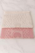 Emillie Ayak İzli Taş Jakarlı Havlu Paspas 2 Li Set (50X70Cm)