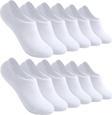 B Beşiroğlu Since 1980 12 Çift Kadın Erkek Beyaz Siyah Kısa Sneakers Görünmez Pamuk Babet Çorap