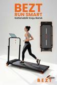 Bezt Run Smart Katlanabilir Koşu Bandı Siyah