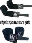 Hn Sport Boks Kick Boks Muay Thai Wushu Tüm Sporlar İçin Çocuk El Bandajı 2,5 M X 2 Adet Elastik Boks Bandajı