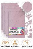 Simli Karton A4 20x30 cm 5 li 1 Paket Simli Fon Kartonu Parıltılı Kağıt Anasınıfı Kreş Etkinlik Proje Dekoratif