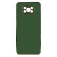 Poco X3 Kılıf MKST Bark Kapak - Koyu Yeşil