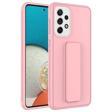 Galaxy A53 5G Kılıf MKST Qstand Kapak - Pembe