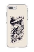 Dali Design İphone 8 Plus Uyumlu Şeffaf Kılıf One Piece Tasarımlı 1