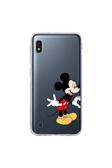 Dali Design Samsung Galaxy A10 Uyumlu Şeffaf Kılıf Couple Mickey 1 Tasarımlı