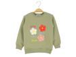 PAPATYA DAISY NAKIŞLI İKİ İPLİK SWEATSHIRT - Haki - 2 Yaş - NSL411-Haki-2 Yaş Haki