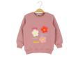 PAPATYA DAISY NAKIŞLI İKİ İPLİK SWEATSHIRT - Gül Kurusu - 4 Yaş - NSL411-Gül Kurusu-4 Yaş Gül Kurusu