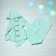 KAPÜŞONLU FİTİLLİ PENYE İKİLİ TAKIM - PRL1404-Mint Yeşili-3 Yaş Mint Yeşili