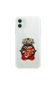 Dali Design İphone 11 Uyumlu Şeffaf Kılıf Rolling Stones Tasarımlı