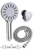 Plodna House Güneş 5 Fonksiyonlu Duş Başlığı Mafsal Ve 150Cm Güçlü Hortum Duş Seti