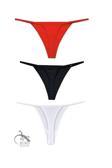 Gecko Collection String Tanga Kadın Ipli Ip Lastikli 3 Adet