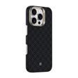 Benks İphone 16 Pro Uyumlu Kılıf M-Safe Şarj Özellikli Armorair Armorgrid Serisi Kevlar Kapak Siyah