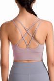 Ghassy Co. Kadın Cross Back Yoga Egzersiz Fitness Spor Sütyeni CRS003