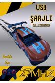 Boratila Toys 28 Cm 1:14 Ölçek 27 Mhz 15 Km Hızlı Şarjı Uzaktan Kumandalı Full Fonksiyon Drift Yarış Arabası