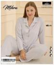 Mihra 50801 Kadın Düğmeli Battal Pijama Takımı