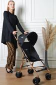 Let'S Go Baby Pratik Siyah Gold Baston Puset Bebek Arabası