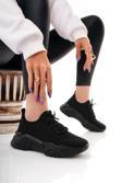 Ante Siyah Triko Bağcıklı Spor Ayakkabı